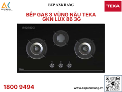 Bếp gas 3 vùng nấu Teka GKN LUX 86 3G - Made In Indonesia